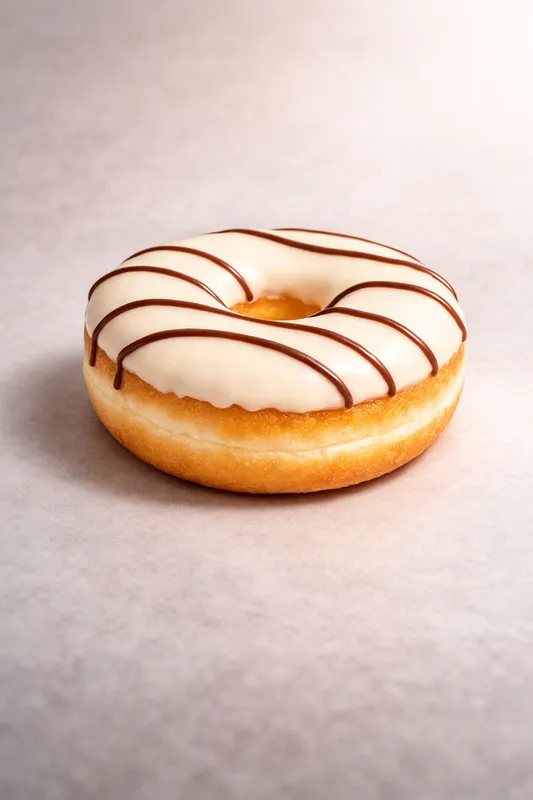 Beyaz Çikolatalı Donut